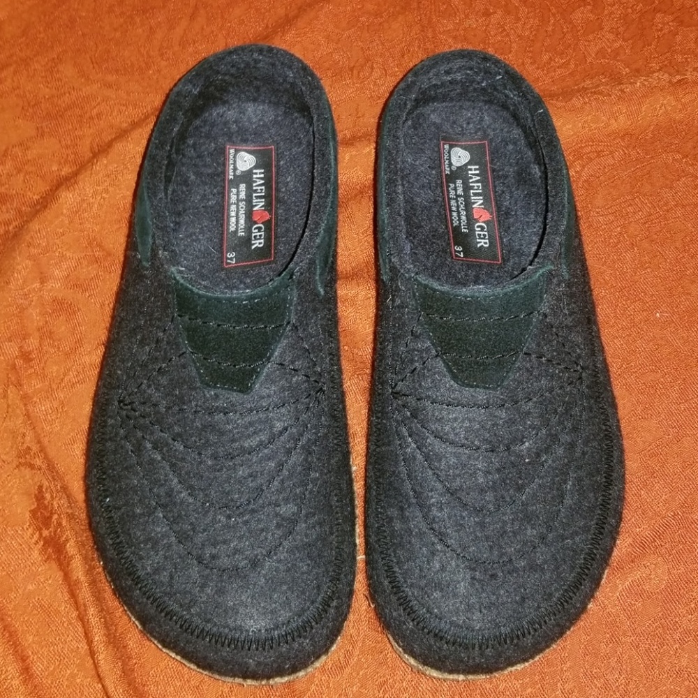 Haflinger Wool Clogs Women size 37